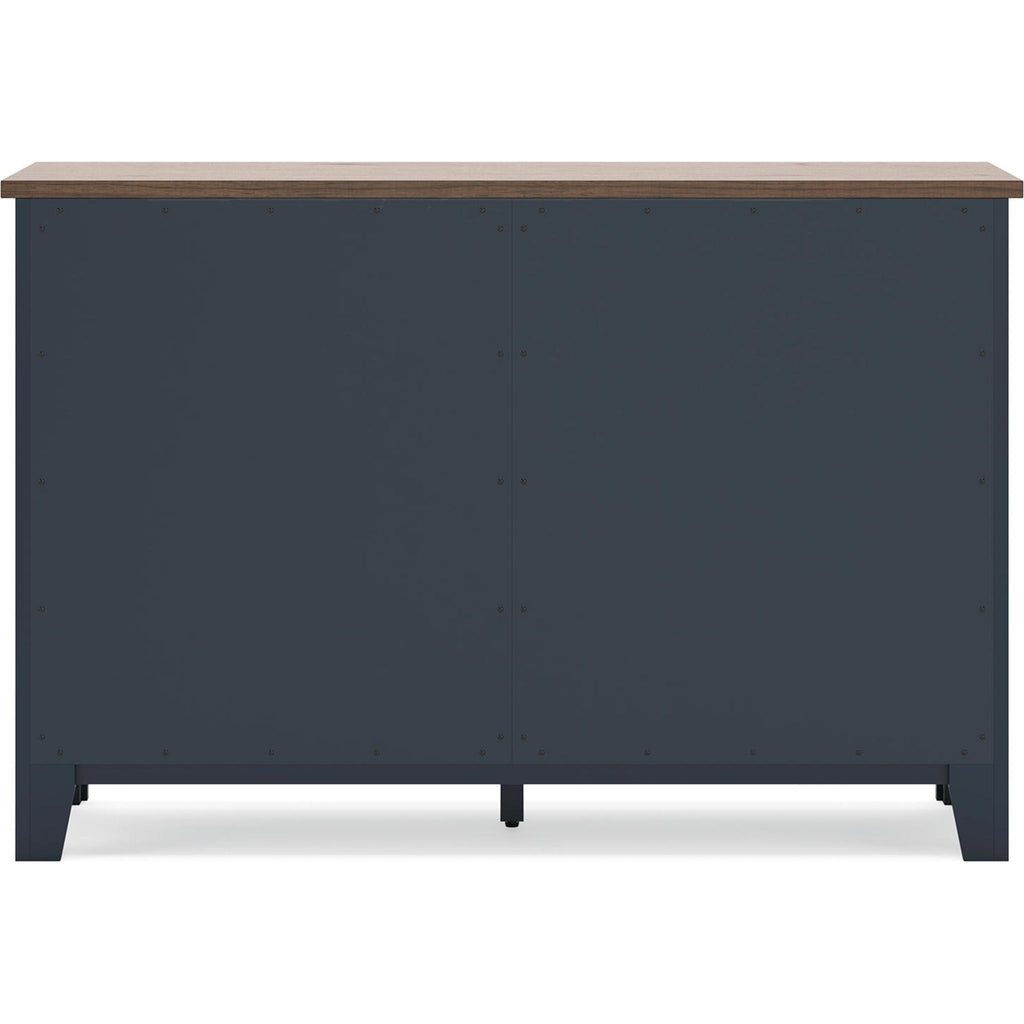 Landocken Dresser - Blue/Brown