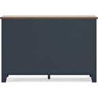 Landocken Dresser - Blue/Brown