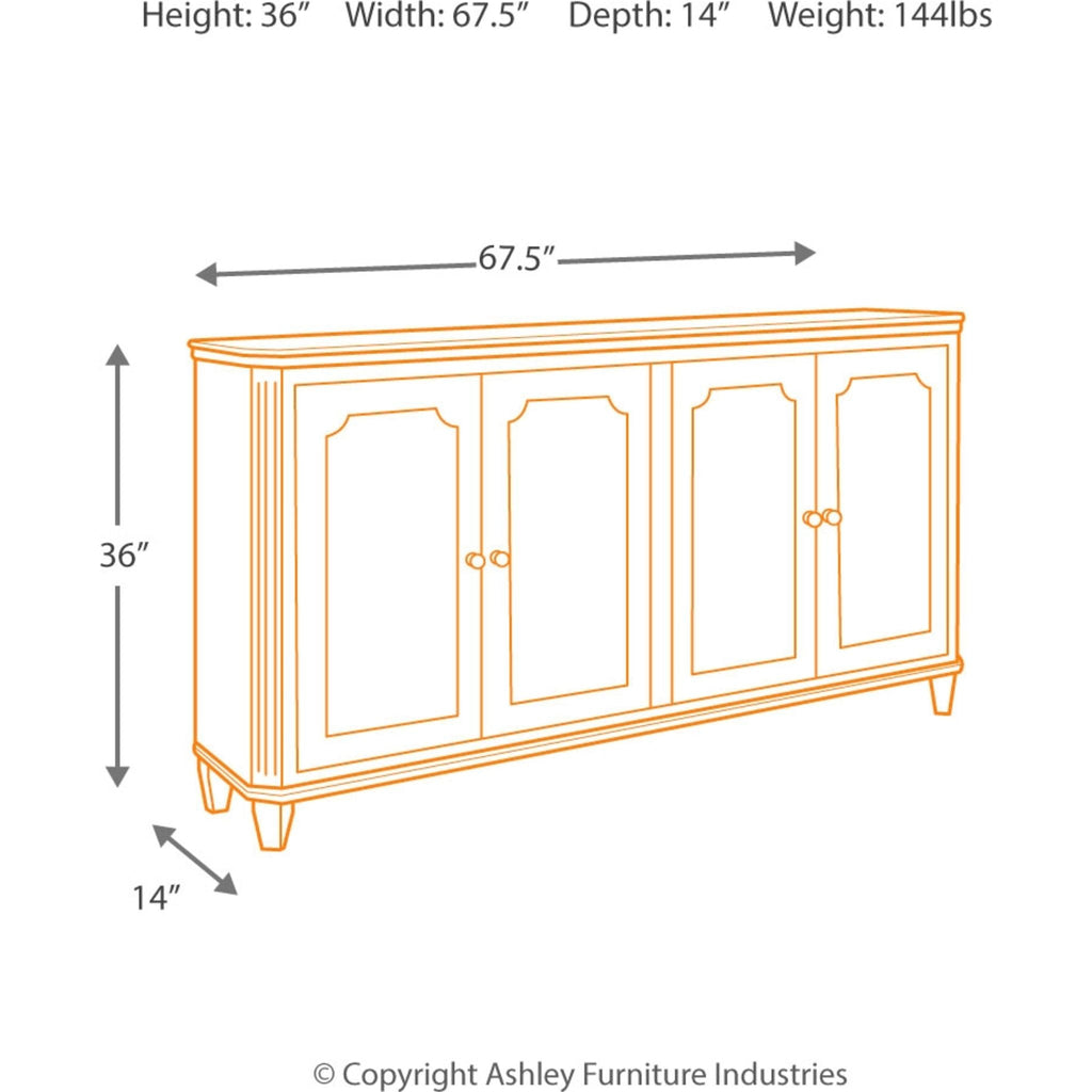 Mirimyn Cabinet - Antique White