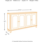 Mirimyn Cabinet - Antique White
