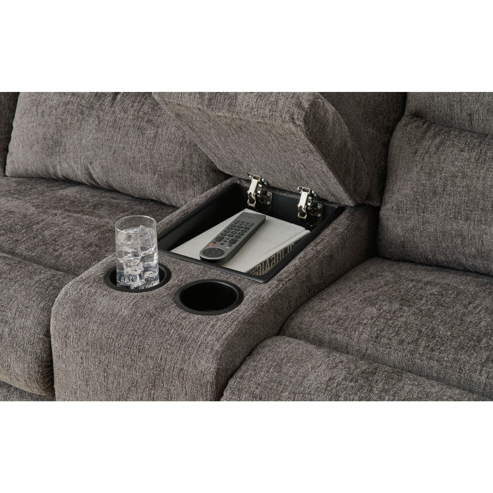 Museum 2 Piece Reclining Sectional with Console