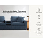 Modmax 6 Piece Modular Sectional with Audio Console