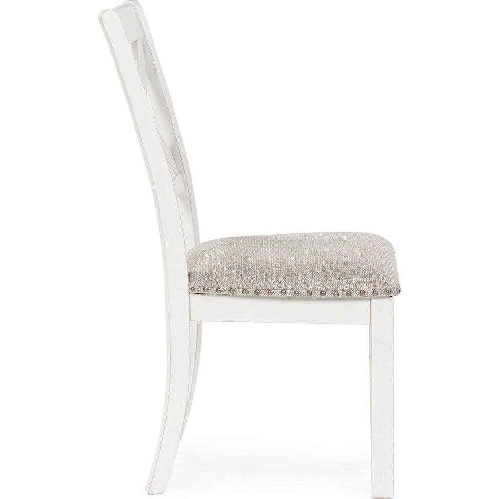 Robbinsdale Dining Chair - Antique White - (D642-01)