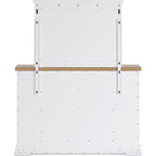 Ashbryn Dresser and Mirror - White/Natural