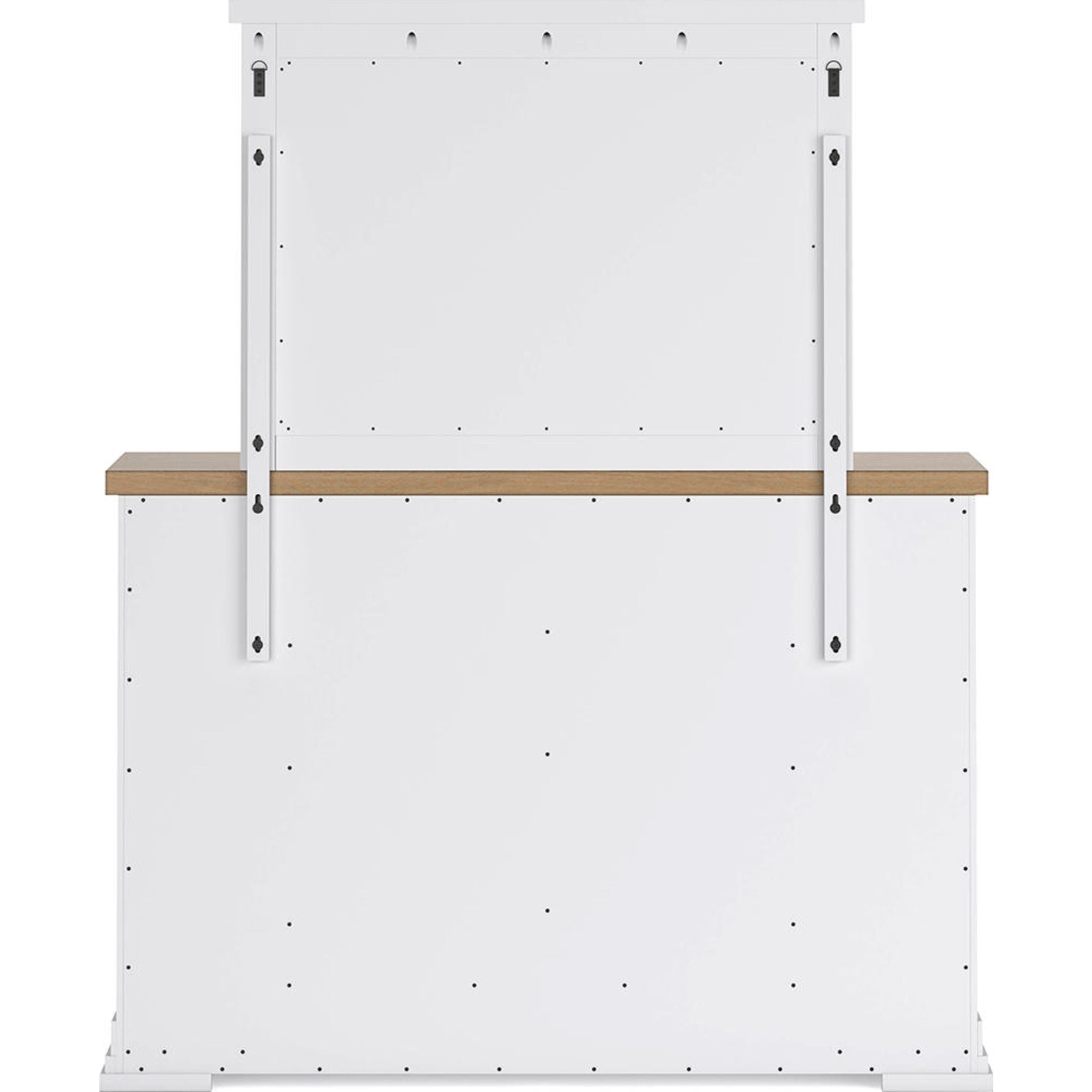 Ashbryn Dresser and Mirror - White/Natural