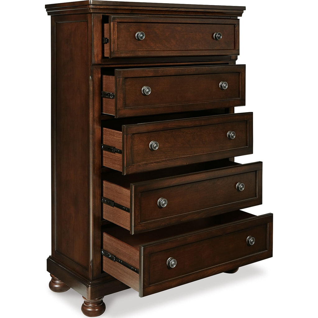 Porter Chest - Rustic Brown