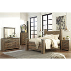 Trinell Poster Bed - Brown