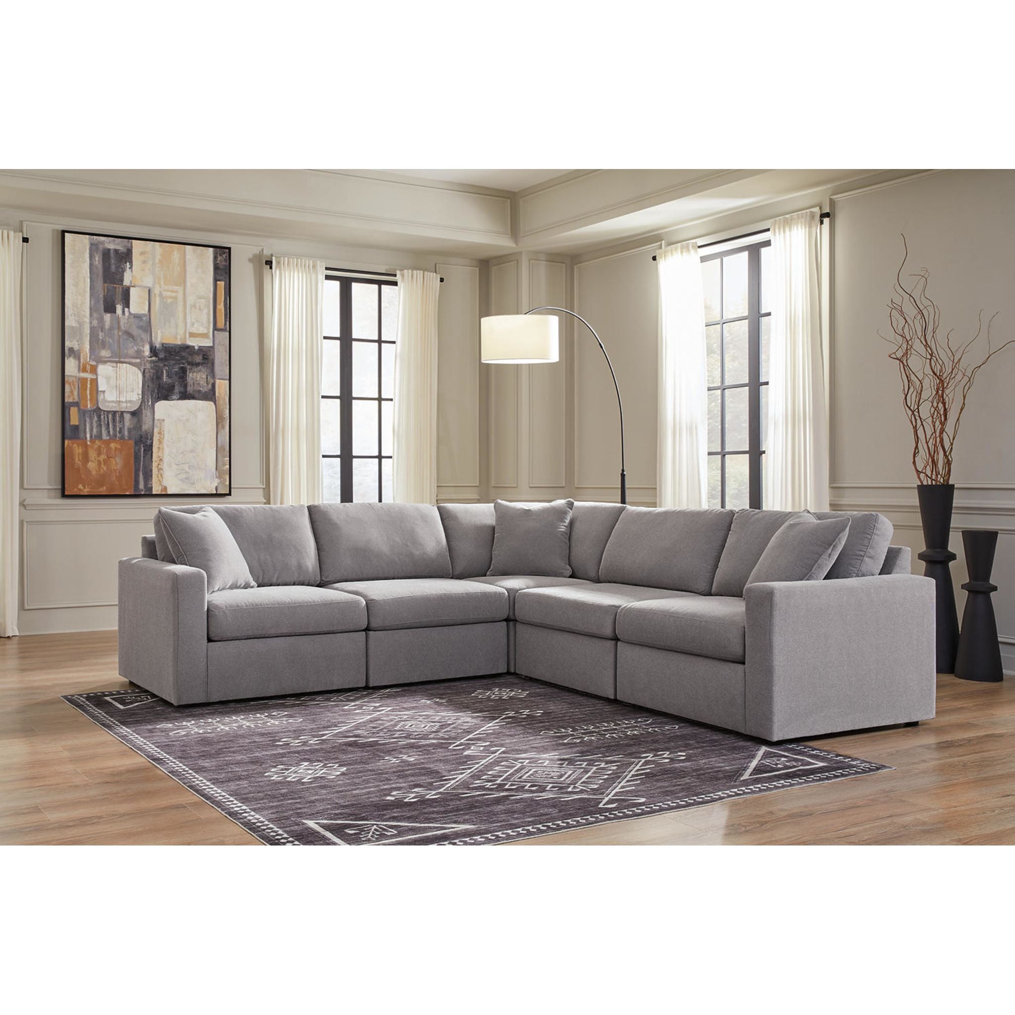 Modmax 5 Piece Modular Sectional