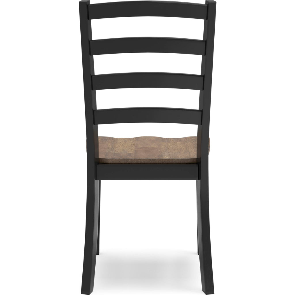 Wildenauer Dining Chair - Brown/Black - (D634-01)