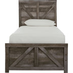 Wynnlow Crossbuck Panel Bed - Gray