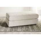 Soletren Oversized Accent Ottoman - Stone
