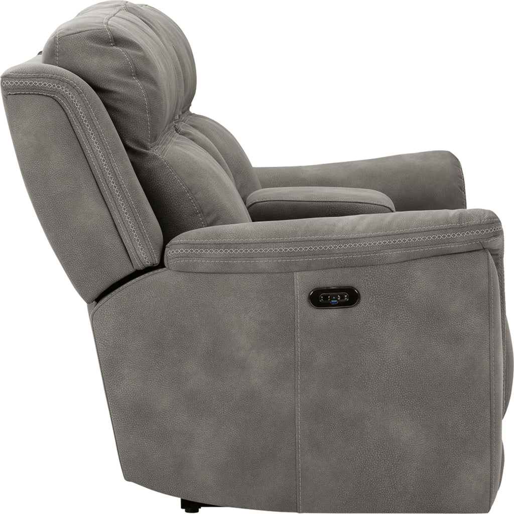 Next-Gen Power Reclining Loveseat with Console - Slate