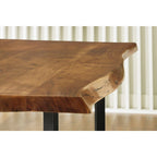 Fortmaine Dining Table - Brown/Black - (D872-25)