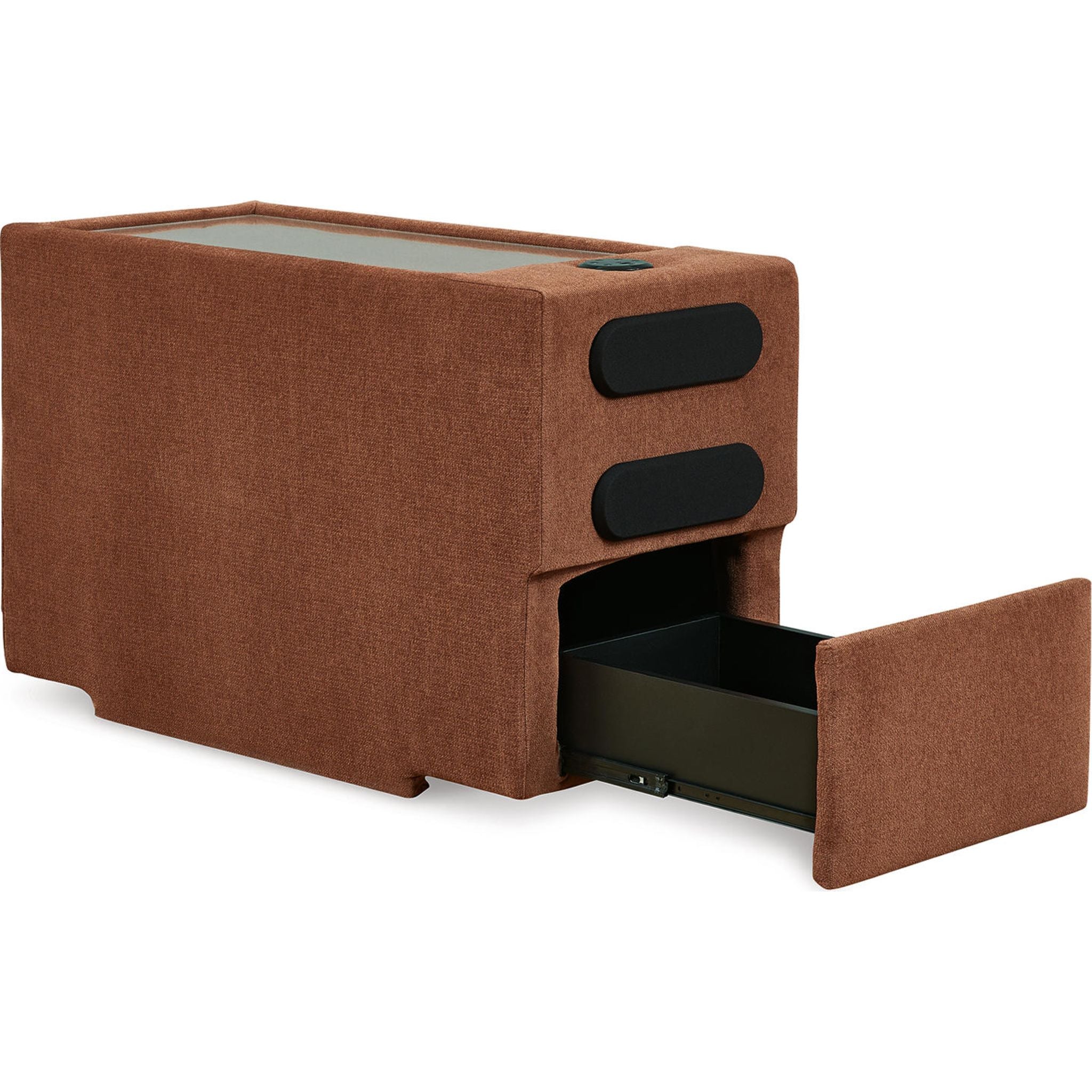 Modmax 4 Piece Modular Sectional with Chaise and Audio Console