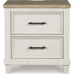 Shaybrock Nightstand - Antique White/Brown