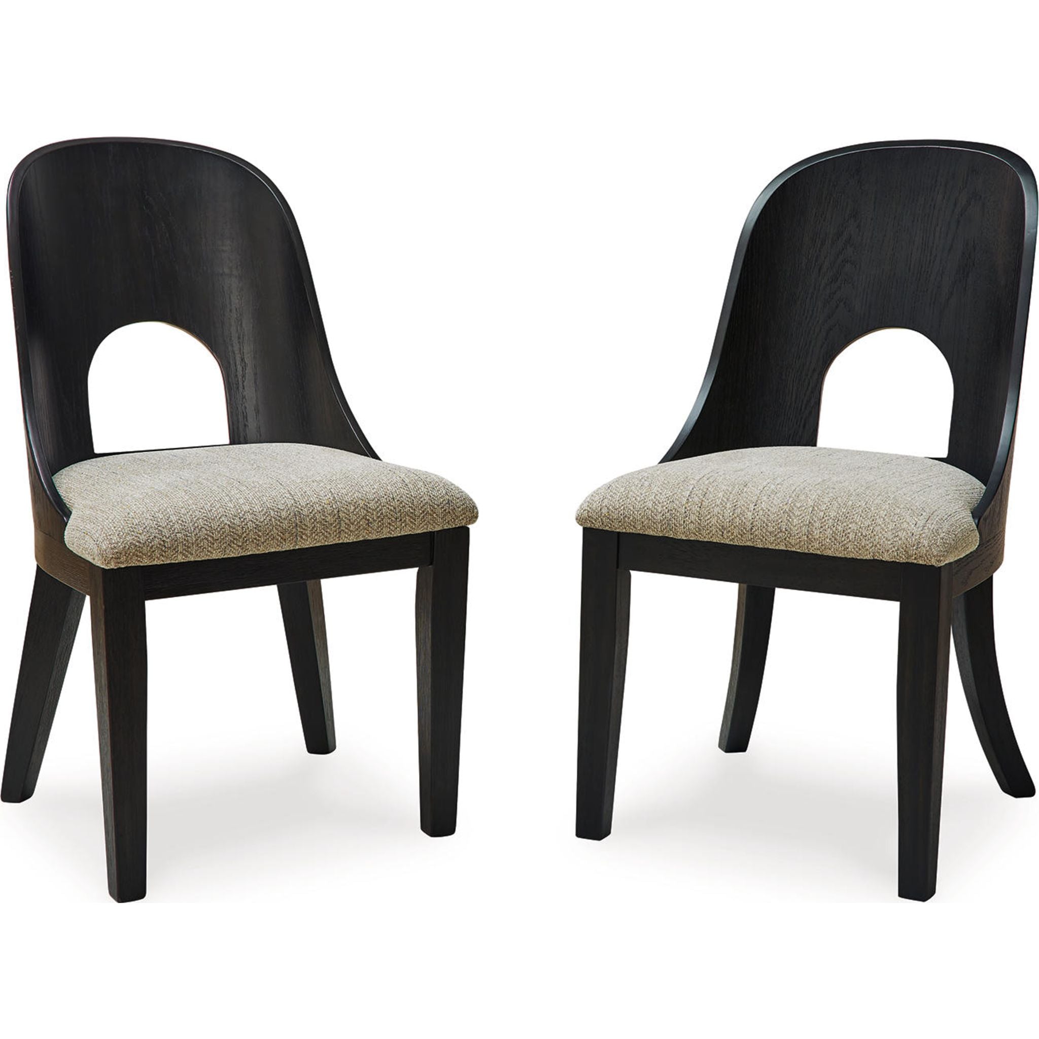 Rowanbeck Dining Chair - Gray/Black - (D821-01)