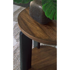 Kraeburn End Table - Brown/Black