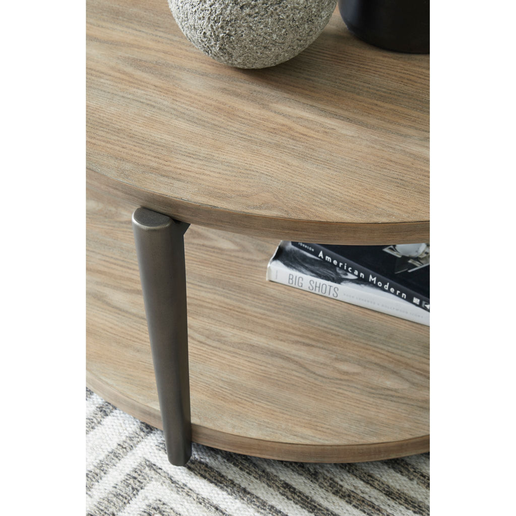 Dyonton Coffee Table - Light Grayish Brown