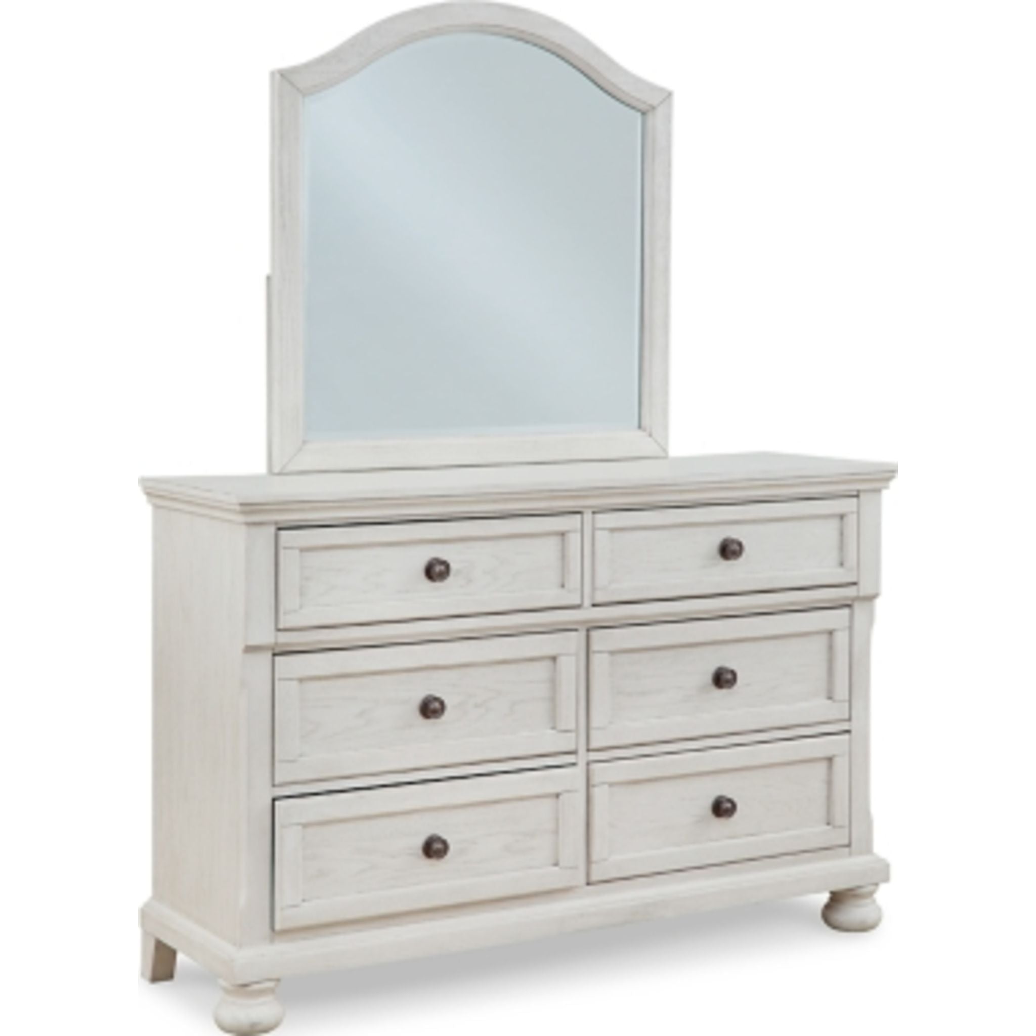 Robbinsdale Dresser and Mirror - Antique White