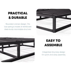 FSCHOS 7 Inch Metal Box Spring, Basics Mattress Foundation, No Legs