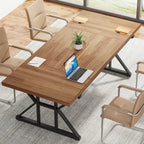 70.8-Inch Executive Desk, Large Computer Office Desk Workstation