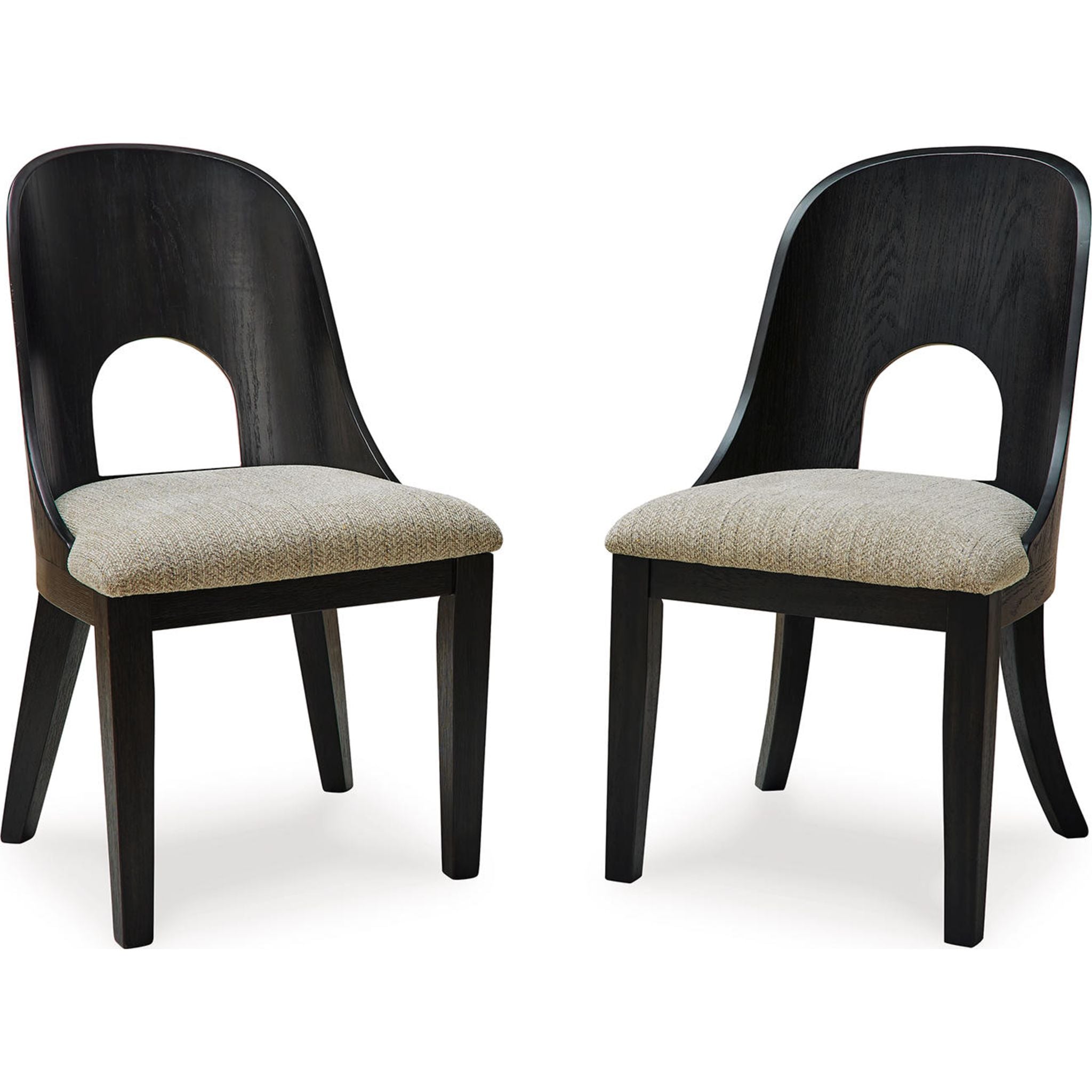 Rowanbeck Dining Chair - Gray/Black - (D821-01)