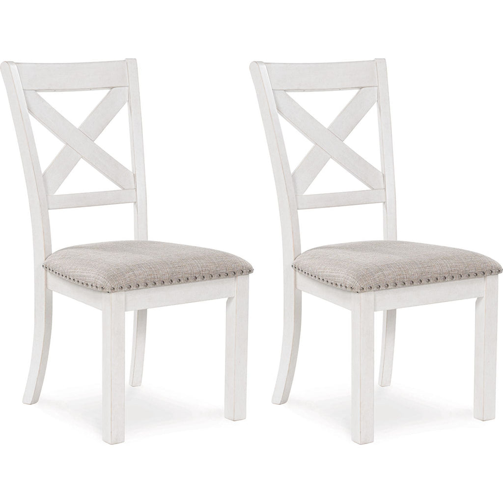 Robbinsdale Dining Chair - Antique White - (D642-01)