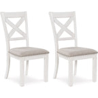 Robbinsdale Dining Chair - Antique White - (D642-01)