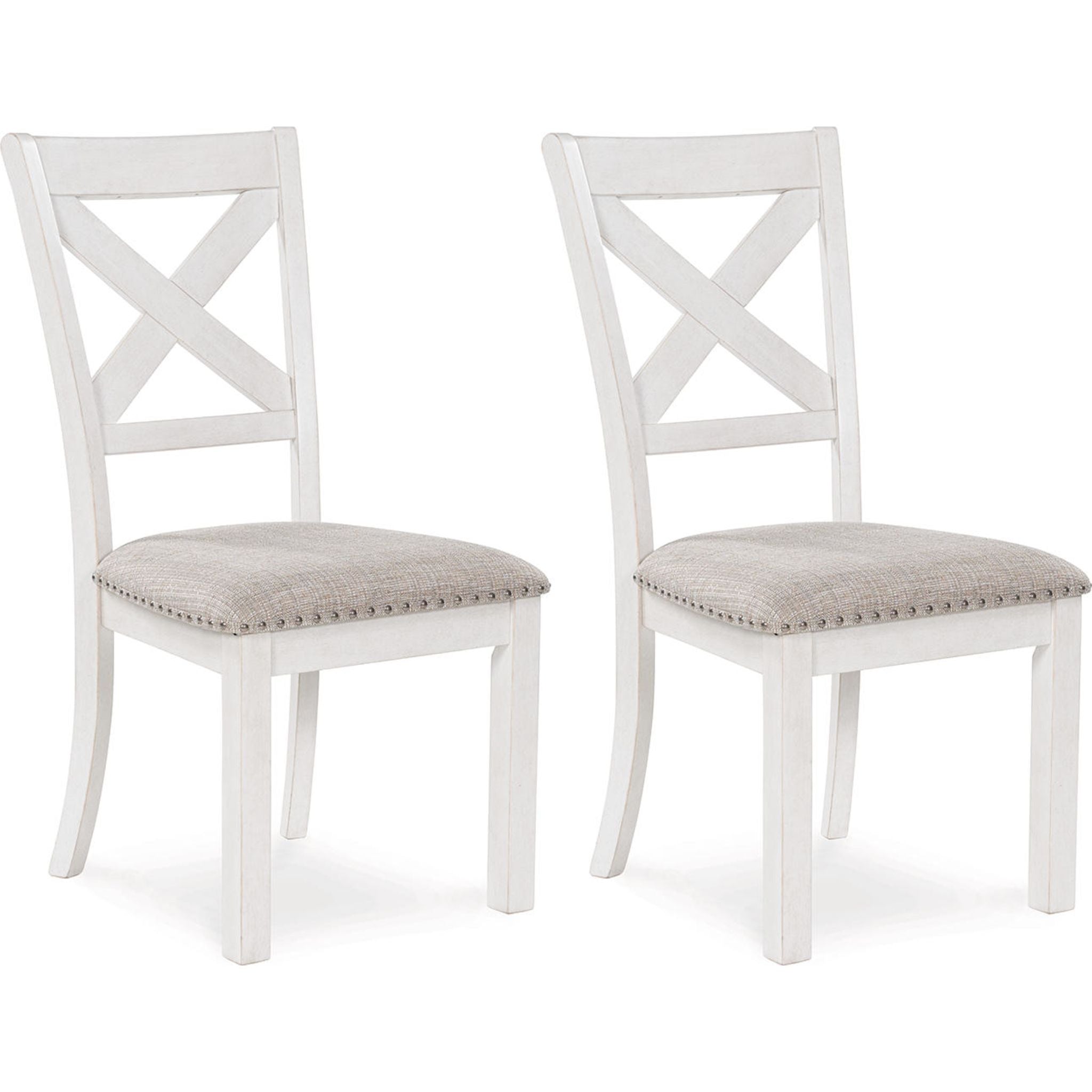 Robbinsdale Dining Chair - Antique White - (D642-01)