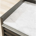 Arkenton Nightstand - Grayish Brown/White