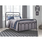 Nashburg Metal Bed - Black