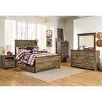 Trinell 5 Piece Full Storage Bed - Brown