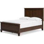 Danabrin Panel Bed - Brown