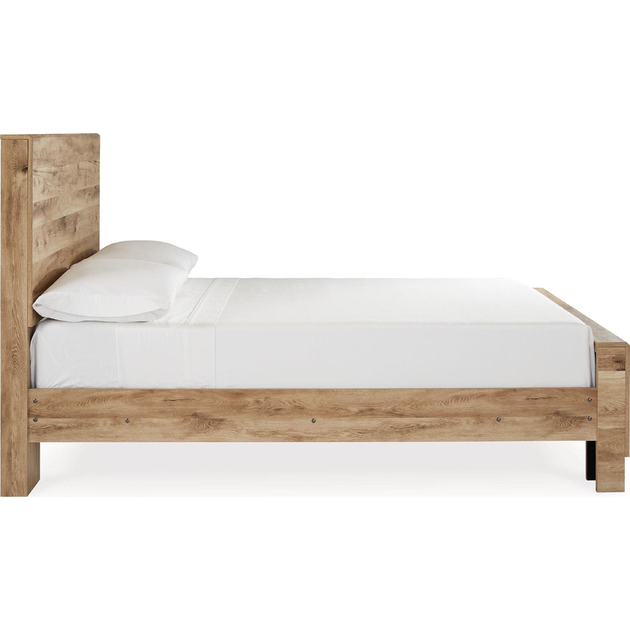 Hyanna Panel Bed - Tan Brown