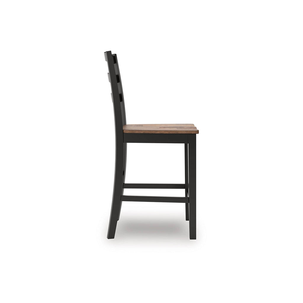 Wildenauer Counter Height Stool - Brown/Black - (D634-124)
