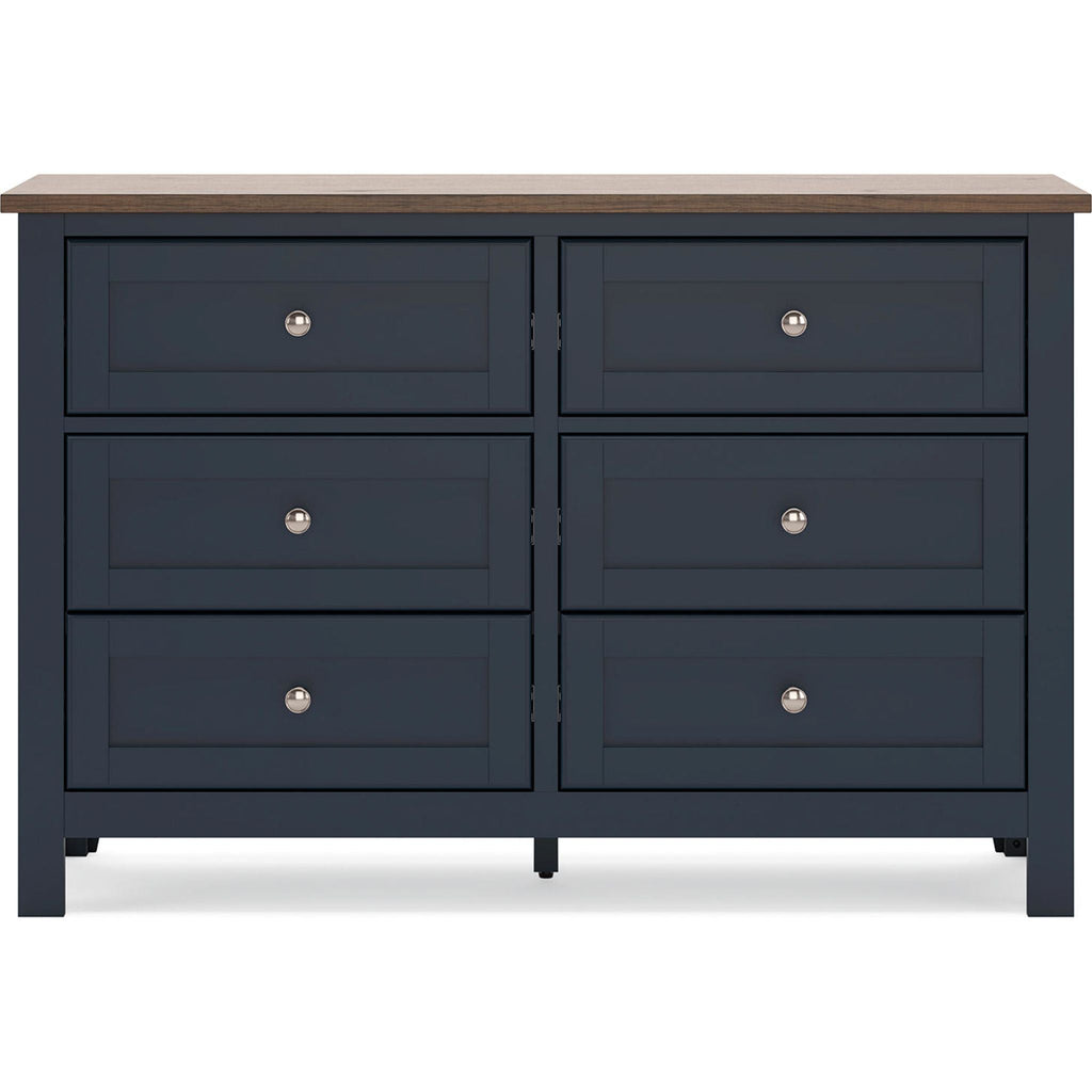 Landocken Dresser - Blue/Brown