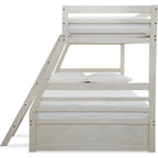 Robbinsdale Twin/Full Bunk Bed with Storage - Antique White