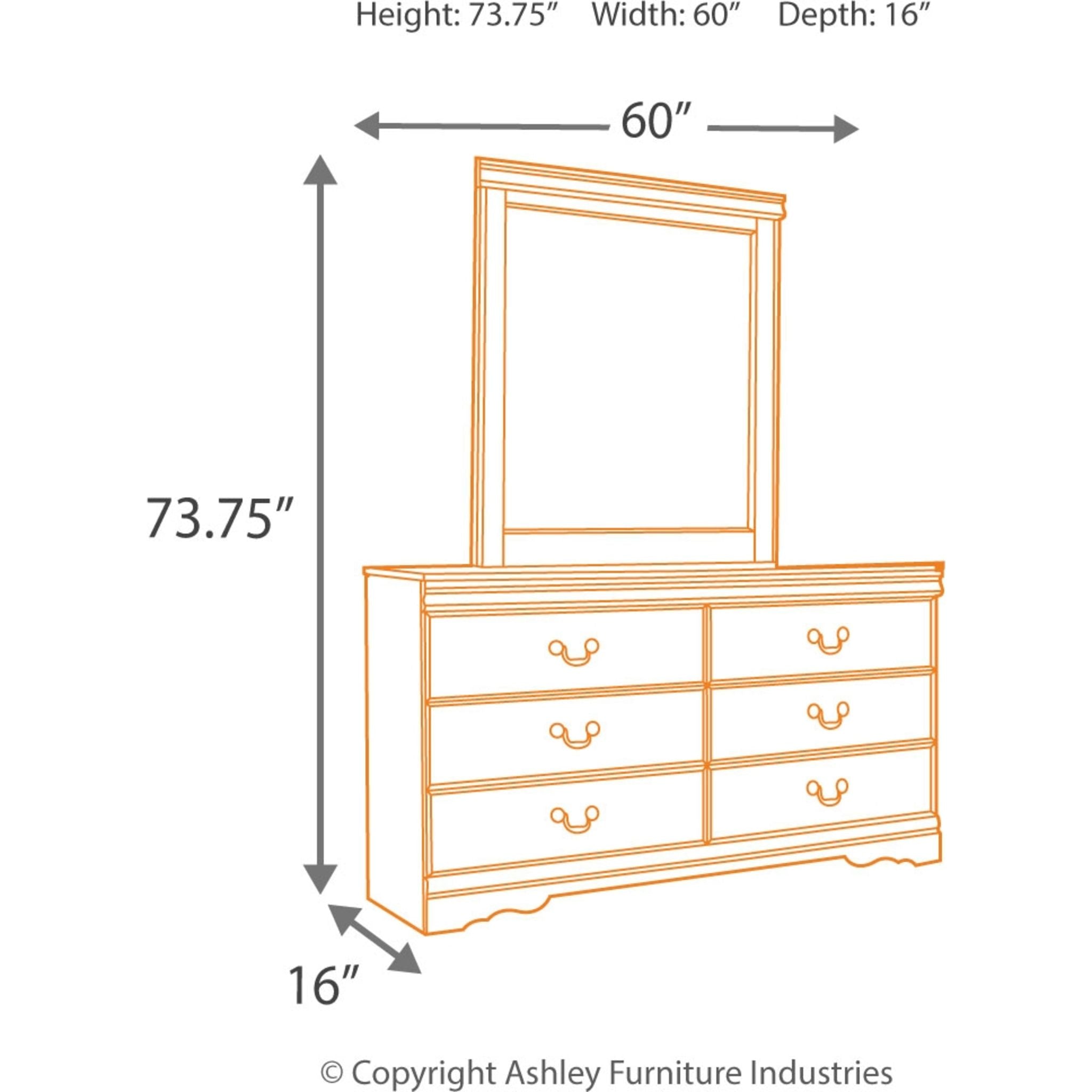 Huey Vineyard 6 Piece Queen Sleigh Bedroom - Black