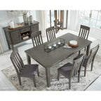 Hallanden Dining Extension Table - Gray - (D589-35)