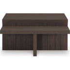 Zendex 2 Pack Tables - Brown