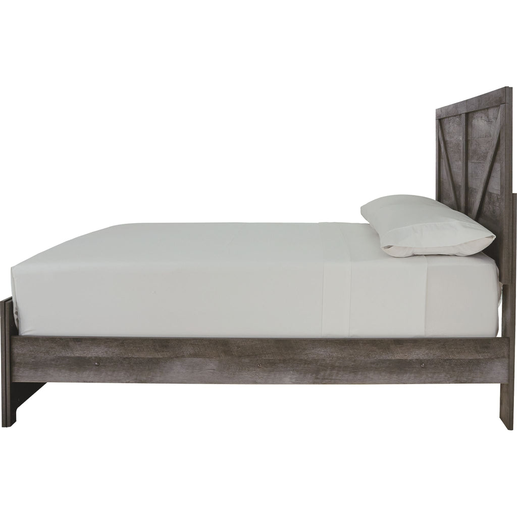 Wynnlow Crossbuck Panel Bed - Gray