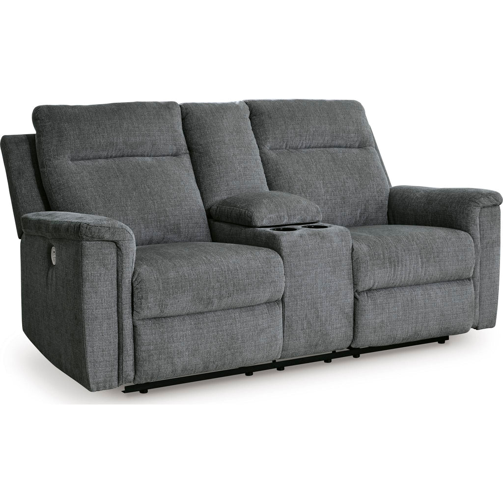Barnsana Power Reclining Loveseat with Console