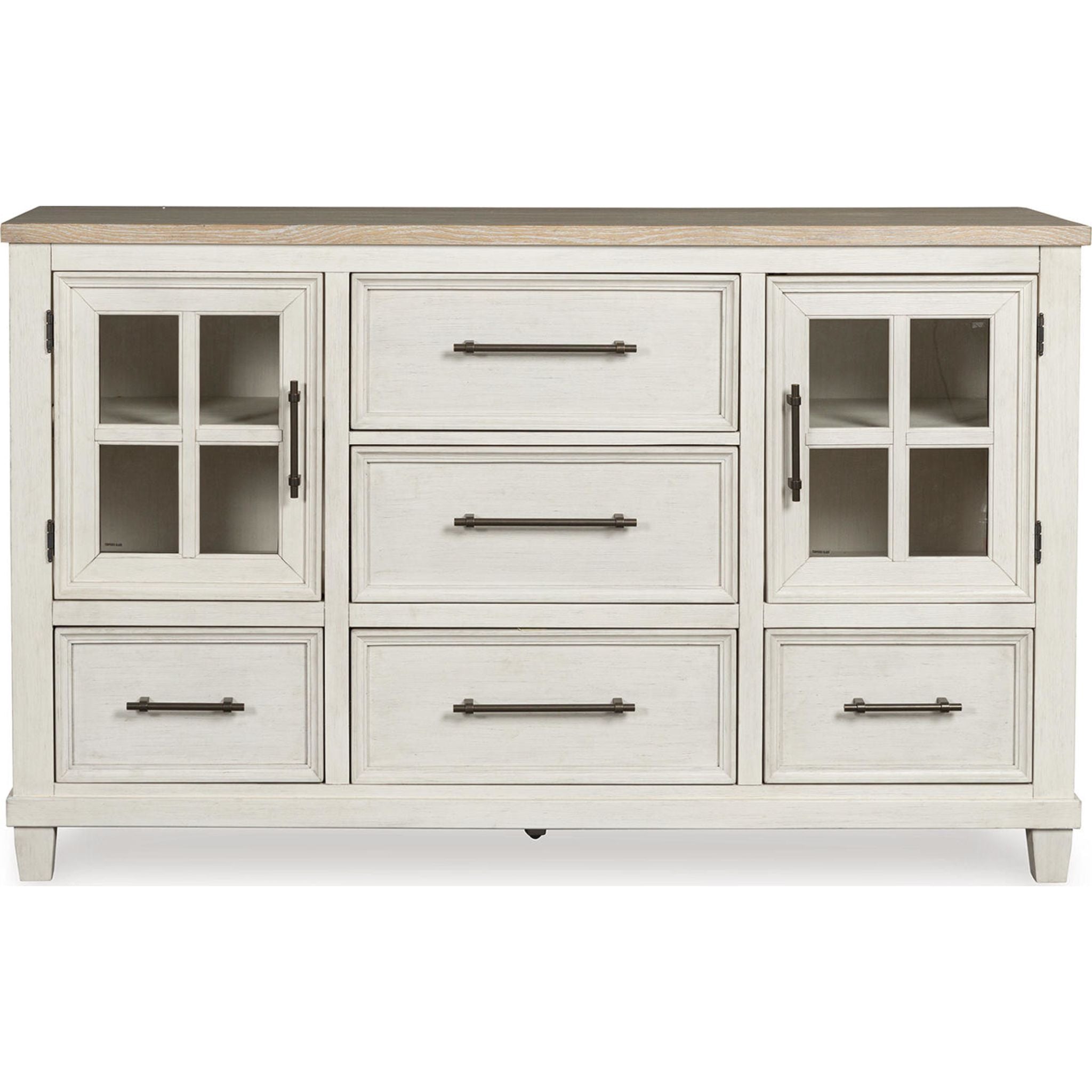 Shaybrock Dresser - Antique White/Brown