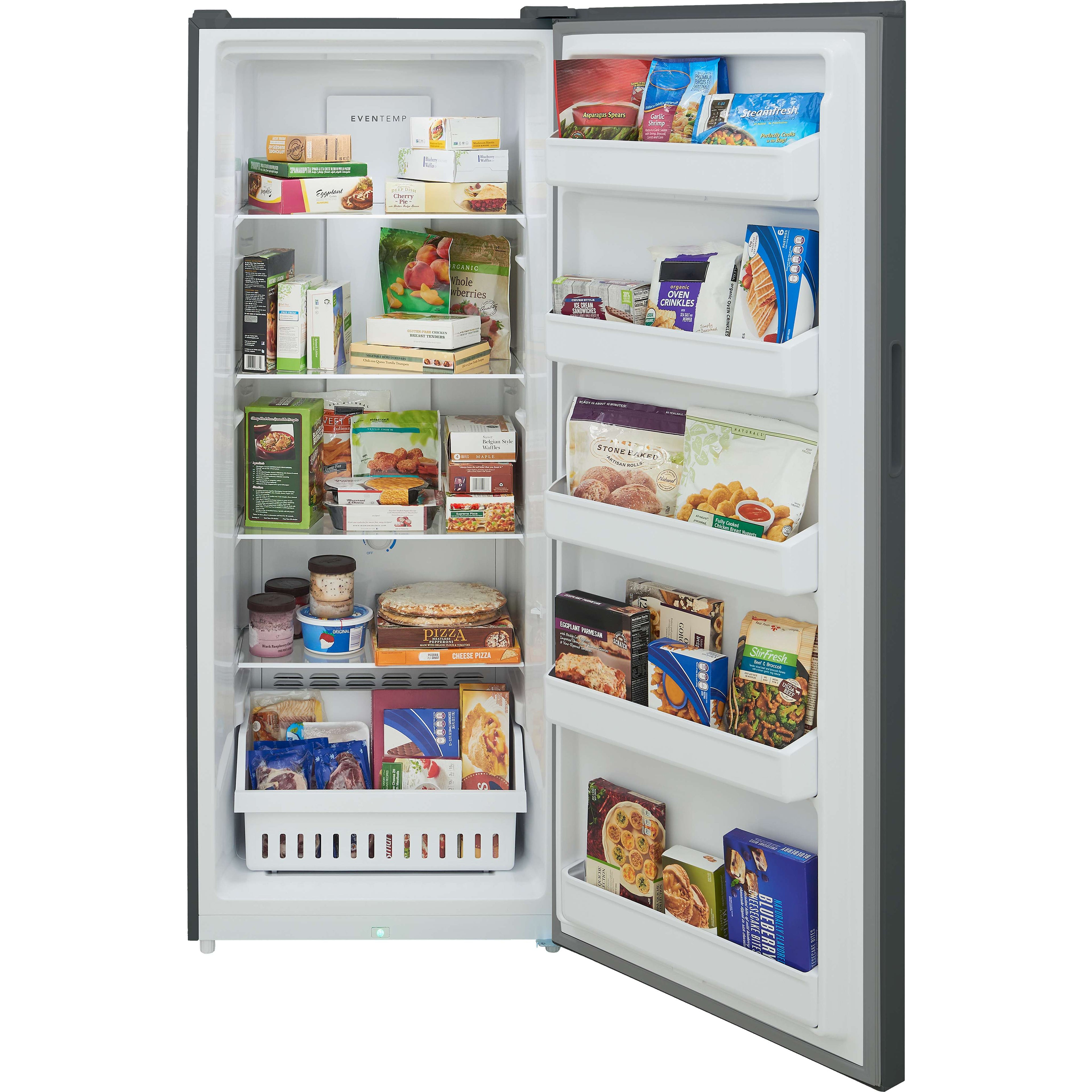 Frigidaire Upright Freezer (FFUE1326AV) - Fingerprint-Resistant Stainless Steel