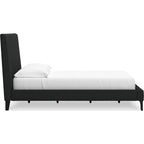 Cadmori Full Upholstered Bed - Black