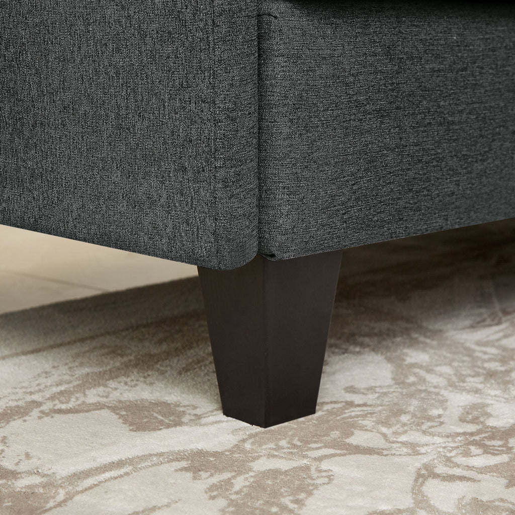 86.22 L Shaped Sectional Sofa with Side Storage Pockets