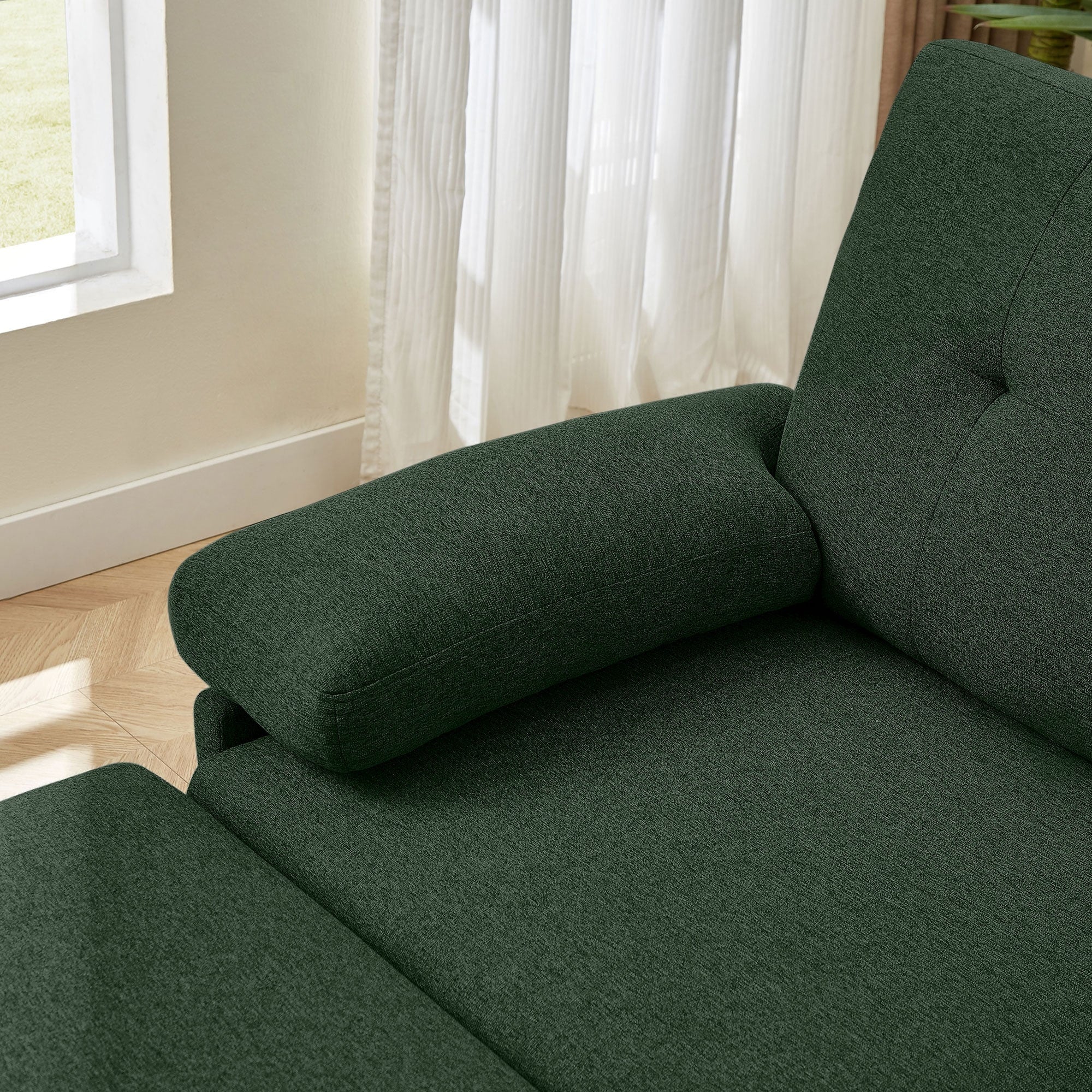 86.22 L Shaped Sectional Sofa with Side Storage Pockets