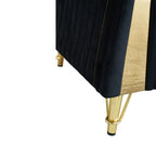 89 Velvet 3-Seater Sofa Sofa with Two Seat Cushions and Two Toss Pillows