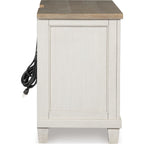 Shaybrock Nightstand - Antique White/Brown