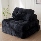 8 Corduroy Folding Couch Sofa Bed,Single